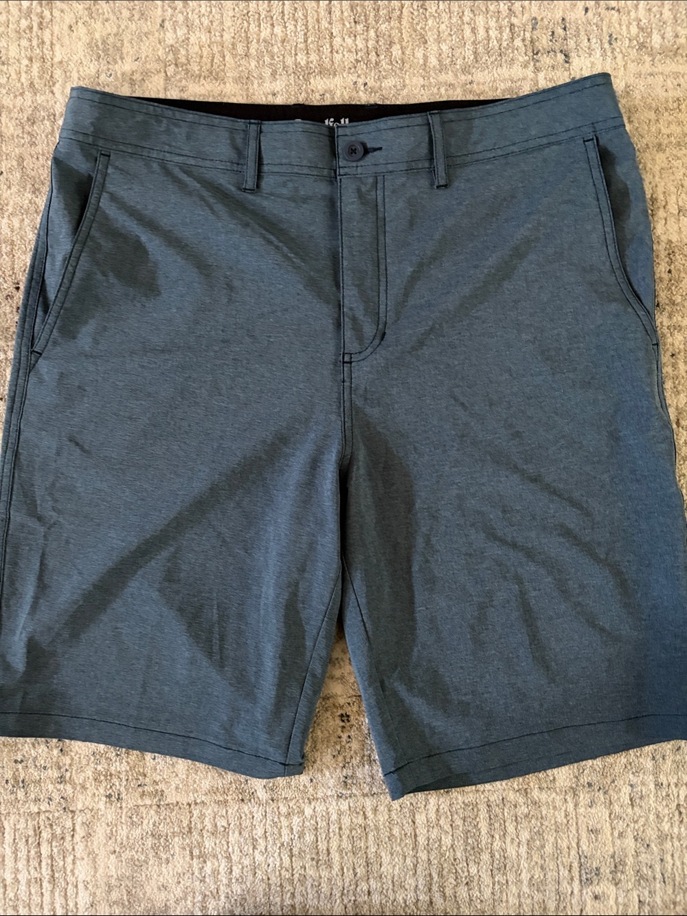 Goodfellow & Co Men's Flat Front Shorts - Dark Teal